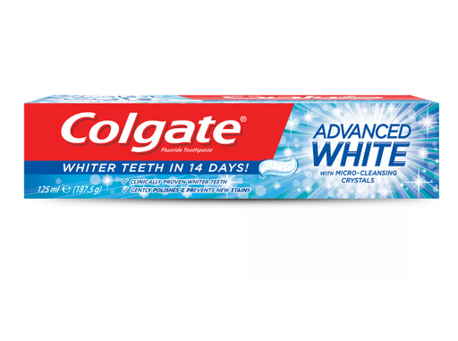 Colgate Advanced Whitening Toothpaste, 125ml 