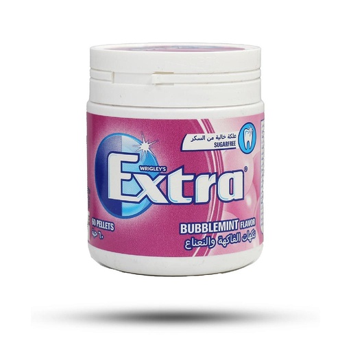 Extra Bubblemint Flavor 60 Pcs 