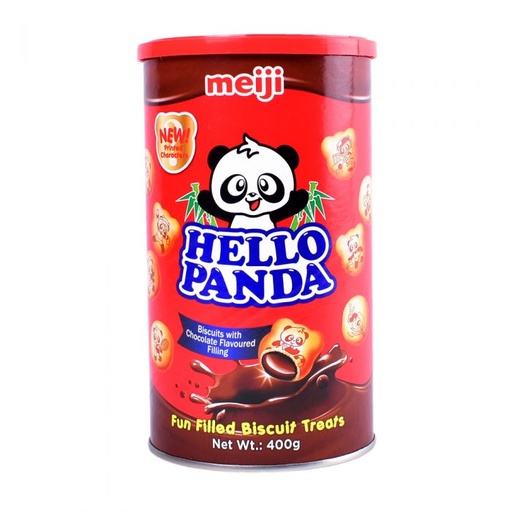 Hello Panda Chocolate Filled Biscuit Can 360 g 