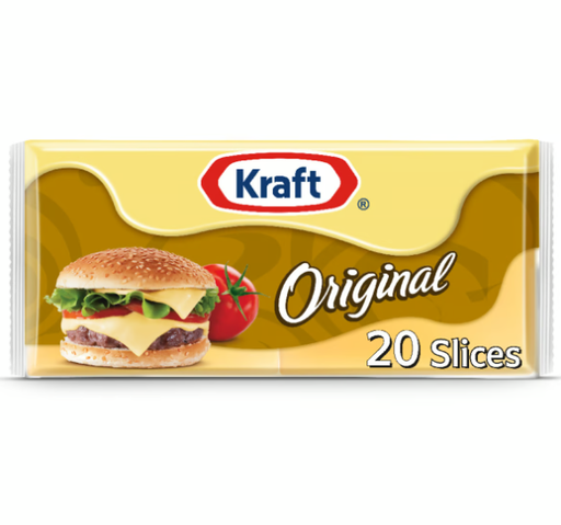 شرائح جبنة كرافت 20شريحة 400 جرام 