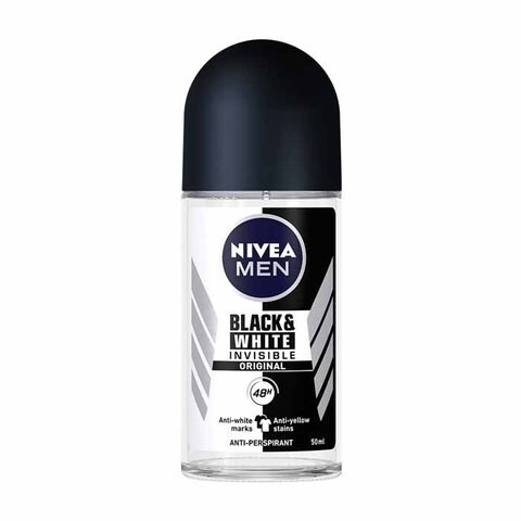 Nivea Roll-On Black & White Invisible For Men 50Ml 