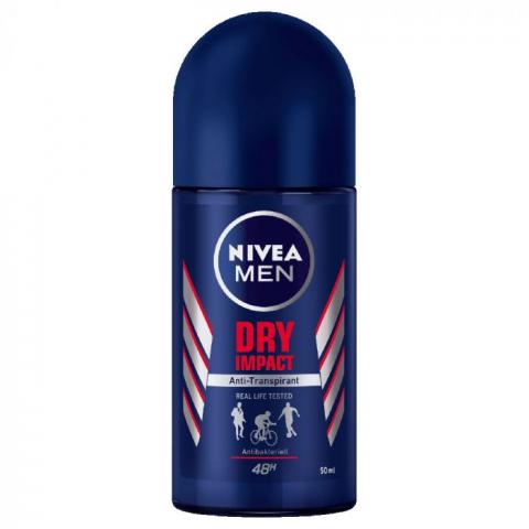 Nivea Roll-On Dry Impact For Men 50Ml 