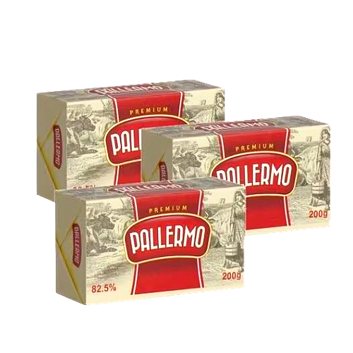 Pallermo Unsalted Butter 3 pcs x 200 g 