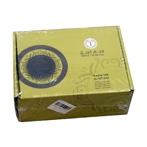 Triple medium charcoal, 100 pieces 
