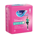 Fine Active Adult Underwear Diapers Large 12 Pieces 