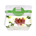 لبنة باالمرتديلا وزيت الزيتون 