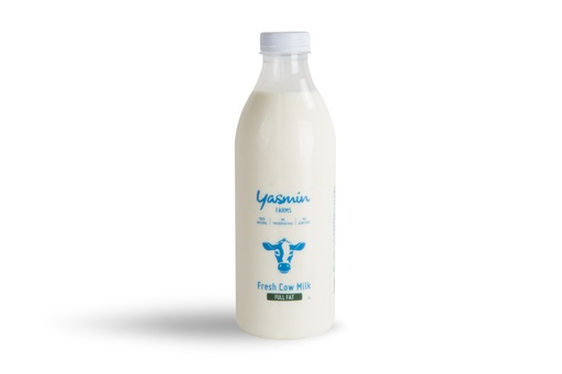 Yasmin Farms Milk Cow Full Fat Plastic Bottle 1L [Kuwait]
