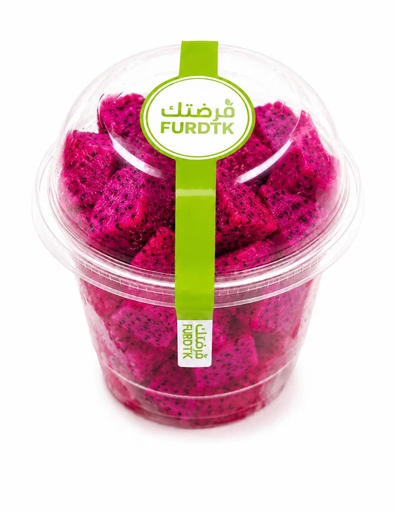 Chopped Red Dragon Fruit [Thailand]