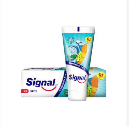 معجون أسنان سيجنال بنكهة النعناع للأطفال 50 مل 