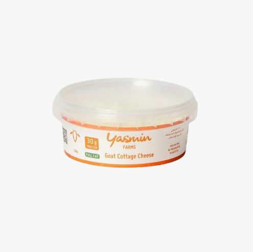 Yasmin Farms Cottage Cheese Goat Full Fat 200 Gm [Kuwait]