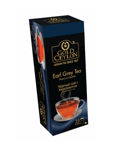 Gold Ceylon 25 Tb Earl Grey Tea 2 Gram  Tb 