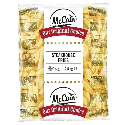 Mccain Original Steakhouse Fries 2.5Kg 