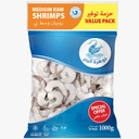 Jawharat Al Baher Fzn Raw Shrimps Iqf Medium 1Kg  