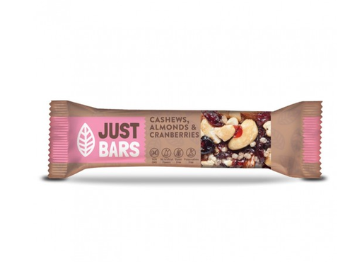 Just Bars - Cashew, Almond & Cranberries 40G 