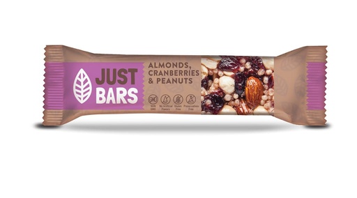 Just Bars - Almonds, Cranberries& Peanuts 40G 