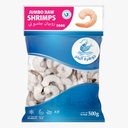 Jawharat Al Baher Fzn Raw Shrimps Iqf Jumbo   500G 
